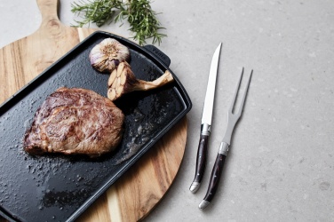 Logo trade liikelahja mainoslahja tuotekuva: VINGA Gigaro paistiveitsi ja-haarukkasetti
