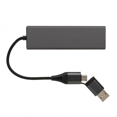 Logotrade mainoslahjat kuva: Terra RCS alumiininen USB-hub 3 portilla