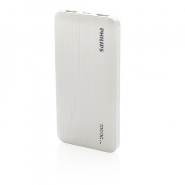 Logotrade liikelahjat mainoslahjat tuotekuva: Philips 10000mAh ohut varavirtalähde