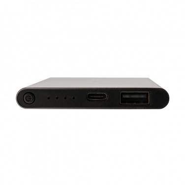 Logo trade liikelahja kuva: 4000mAh virtapankki USB-C:llä RCS muovista/alumiinista