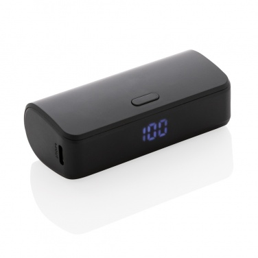 Logo trade liikelahja kuva: FlashCharge 5000mAh pikalatausvirtapankki RCS muovista