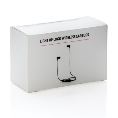 Logotrade mainoslahjat ja liikelahjat tuotekuva: Light up logo langattomat nappikuulokkeet