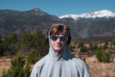 Logo trade liikelahjat mainoslahjat kuva: RCS Elite taitettavat langattomat kuulokkeet Rmuovista