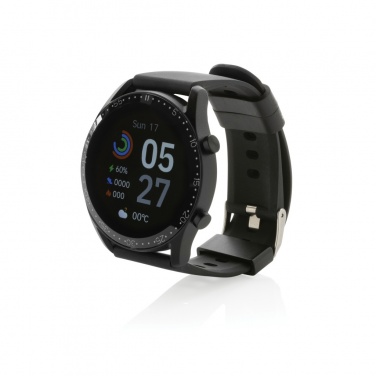 Logo trade liikelahjat mainoslahjat kuva: RCS Fit Watch kierrätetystä TPU:stä pyöreä
