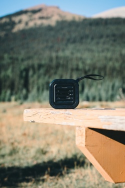 Logo trade mainostuotet tuotekuva: 3W langaton aurinkovoimakaiutin RCS muovista