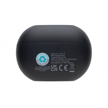 Logo trade mainoslahja ja liikelahja tuotekuva: Prolink RCS ANC/ENC-hybridikuulokkeet kierrätysmuovia