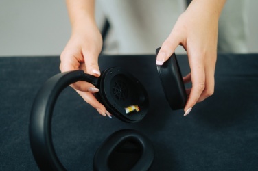 Logo trade liikelahja kuva: Irvine RCS kierrätetyt ja korjattavat langattomat kuulokkeet