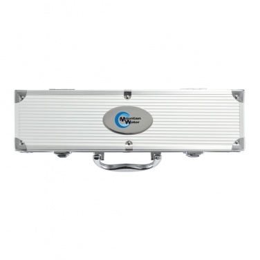 Logotrade mainostuote tuotekuva: 3 kpl BBQ-setti alumiinirasiassa