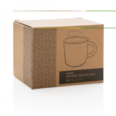 Logotrade mainostuote tuotekuva: Vintage keraaminen muki 280ml