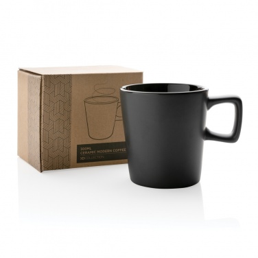 Logotrade mainostuote tuotekuva: Keraaminen moderni kahvimuki 300ml