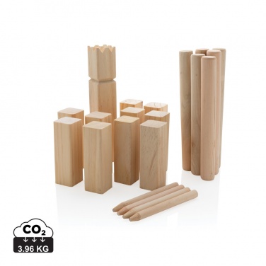 Logotrade liikelahjat mainoslahjat tuotekuva: Puinen kubb -setti
