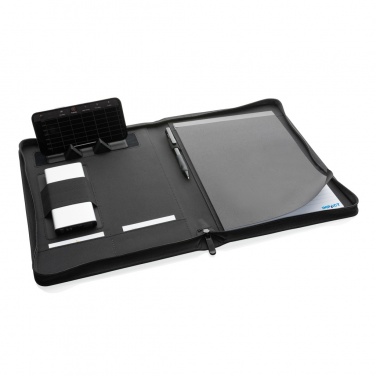 Logo trade liikelahja kuva: Impact Aware™ deluxe 300D tech portfolio vetoketjulla