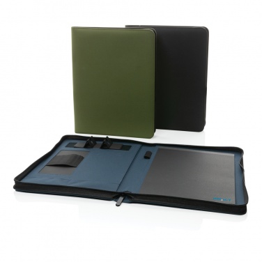 Logotrade mainostuote tuotekuva: Impact Aware™ deluxe 300D tech portfolio vetoketjulla