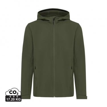 Logo trade mainoslahja kuva: Iqoniq Makalu miesten softshell takki R-polyesteristä