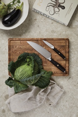 Logotrade mainoslahja ja liikelahja kuva: VINGA Tara RCS -kokkiveitsisetti kierrätettyä terästä