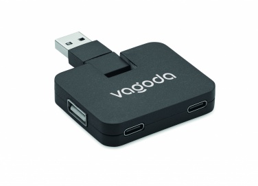 Logo trade mainoslahjat ja liikelahjat kuva: 4-porttinen USB-keskitin