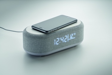 Logo trade mainoslahja ja liikelahja tuotekuva: 15W langaton latauskaiutin