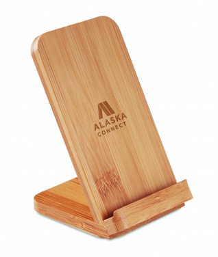 Logotrade liikelahjat kuva: Bambu langaton laturi 5W WIRESTAND