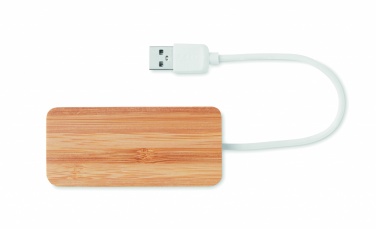 Logo trade liikelahja kuva: Bambu USB- keskitin