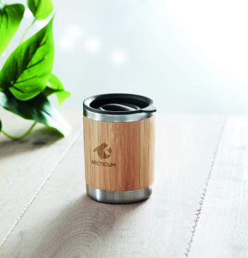 Logo trade mainoslahja ja liikelahja tuotekuva: Bambu take away-muki