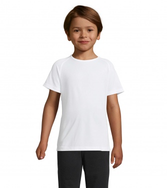 Logotrade mainoslahja tuotekuva: SPORTY Lasten T paita 140g