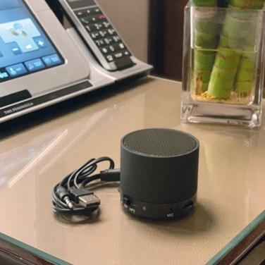 Logotrade mainoslahjat ja liikelahjat tuotekuva: Mini Bluetooth kaiutin HAWICK