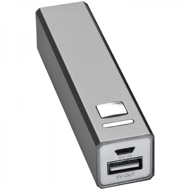 Logotrade mainostuote tuotekuva: Metallinen virtapankki PORT HOPE 2200mAh