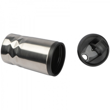 Logotrade liikelahjat kuva: Ruostumattomasta teräksestä valmistettu kannellinen muki ROMA 250 ml