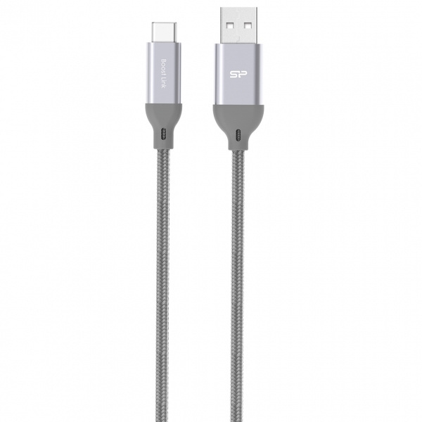 Logo trade mainostuote kuva: Nailoninen tiedonsiirtokaapeli LK30 Type - C Quick Charge 3.0