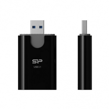 Logo trade liikelahja mainoslahja tuotekuva: MicroSD ja SD-kortinlukija Silicon Power Combo 3.1