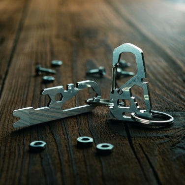 Logotrade liikelahja mainoslahja kuva: Monitoiminen avaimenperä ATACAMA Schwarzwolf