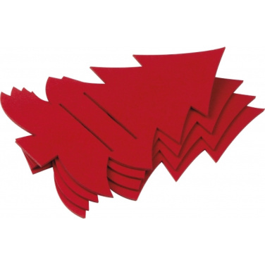 Logotrade mainostuotet kuva: Ruokailuvälinetyyny joulukuusen muotoinen DUFFEL