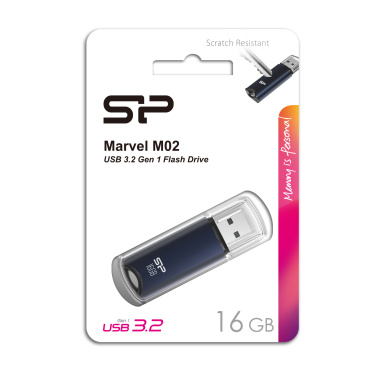 Logo trade mainoslahja ja liikelahja tuotekuva: Pendrive Silicon Power Marvel - M02 3.2 16GB
