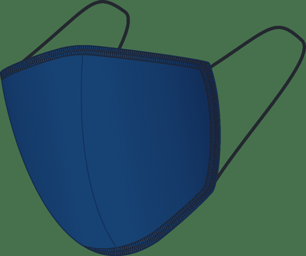 Logo trade mainoslahja kuva: BLACK-BLACK puuvillamaski 140123000