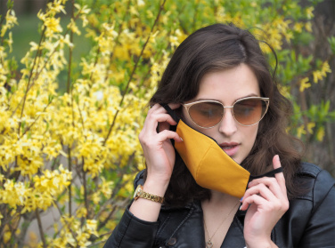 Logo trade liikelahja kuva: VENUS PRO puuvillamaski HEPA-suodatintaskulla 1378165