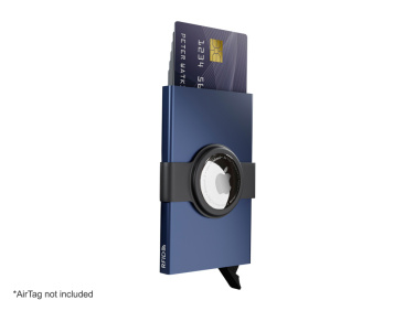 Logo trade liikelahjat mainoslahjat kuva: RFID-luottokorttikotelo, jossa on pidike AirTagille 2163108