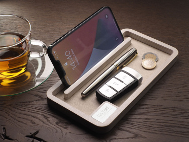 Logo trade mainostuotet tuotekuva: Puinen työpöydän järjestäjä 1818121