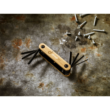 Logotrade mainoslahja tuotekuva: Bamboo Black Tool monitoimityökalu