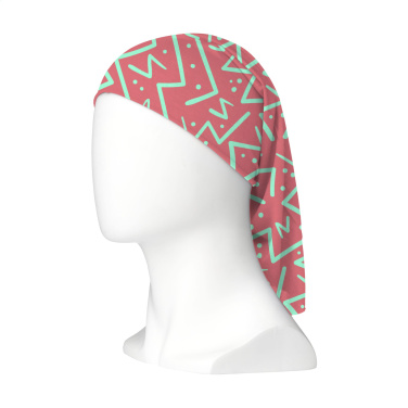 Logotrade mainoslahjat ja liikelahjat tuotekuva: Monikäyttöinen Bandana RPET -huivi, joka painatus