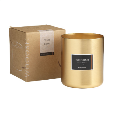 Logotrade mainoslahjat kuva: Wooosh Tuoksukynttilä True Wood X-Mas