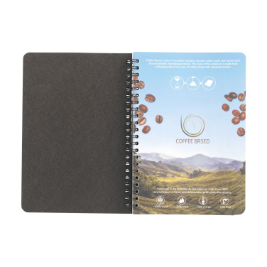 Logotrade liikelahjat mainoslahjat tuotekuva: Kahvipaperi Notebook Wire-O A5