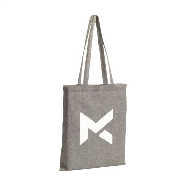 Logotrade liikelahjat mainoslahjat tuotekuva: GRS kierrätetty puuvilla Shopper (180 g/m²) pussi