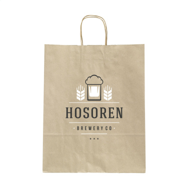 Logotrade mainoslahja tuotekuva: Leaf It Bag kierrätetty ruohopaperi (90 g/m²) M