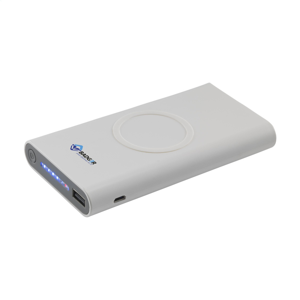Logo trade mainostuotet tuotekuva: Langaton Powerbank 8000 C langaton laturi