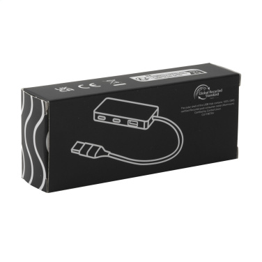 Logo trade mainoslahjat ja liikelahjat kuva: Tecco GRS Kierrätetty Alu USB Hub