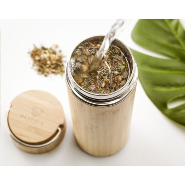 Logotrade liikelahjat kuva: Nikko 330 ml bambu termopullo/termokuppi