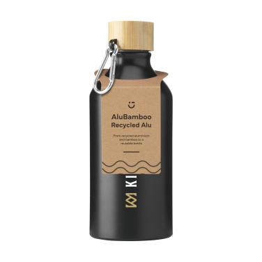 Logo trade mainoslahjat tuotekuva: AluBamboo GRS Kierrätetty Alu 500 ml vesipullo