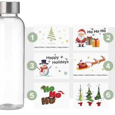 Logotrade liikelahja mainoslahja kuva: Senga GRS RPET Pullo 500 ml X-Mas
