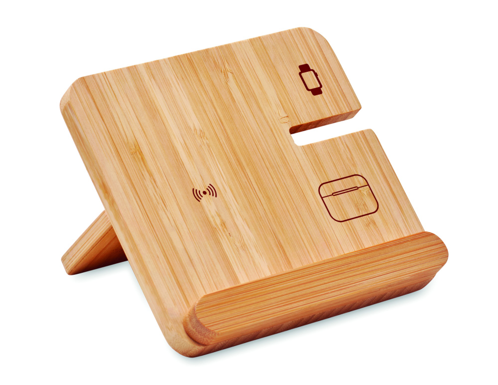 Logo trade liikelahjat tuotekuva: 3 in 1 15W langaton laturi