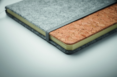 Logotrade mainoslahja tuotekuva: A5 RPET korkkimuistikirja